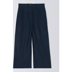Cropped Linen Trousers