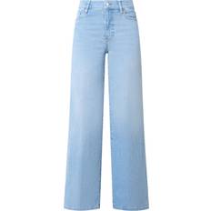 Frame Slim Palazzo Wide Leg Jeans - Honeymoon