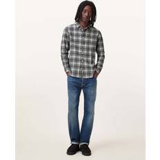 AllSaints Shirts AllSaints Gratton Check Casual Shirt - Whisper Grey