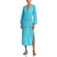 Blue - Women Swimsuit Cover-Ups & Sarong Wraps Elan Swim Cover-Up - Kaftan