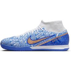 Nike Gold Football Shoes Nike Mercurial Superfly 9 Academy CR7 IC - White