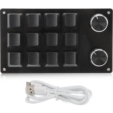 One Handed Macro Mechanical Keyboard 12 Key Multifunction