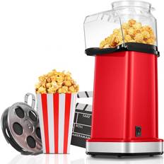 Popcornmaschinen Fohere Popcornmaschine 1400W 2 Minuten 17 Tassen Ölfrei