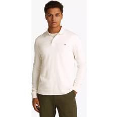 Tommy Hilfiger Beige Pikétröjor Tommy Hilfiger Regular Long Sleeve Polo Shirt - Beige