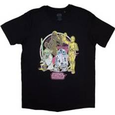 Star Wars T-shirts Star Wars Unisex T-Shirt Heroes Neon - Black