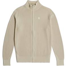 G-Star Cardigans G-Star Serrated Full Zip Knitted Cardigan - Beige