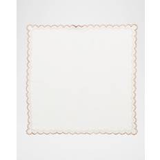 Cloth Napkins KIM SEYBERT Arches - White/Natural Cloth Napkin Brown, White