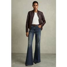 Reiss Jeans Reiss Bonnie Mid-Rise Flared Jeans - 26 R