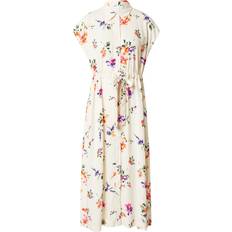 Dam - Orange Klänningar Y.A.S Skjortklänning YasAsina CS Midi Belt Dress - Vit