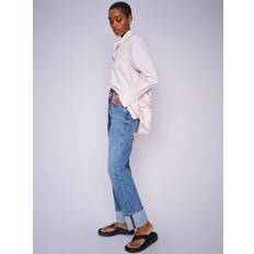 Mos Mosh Stella Chrome Straight Leg Jeans - Mid Blue