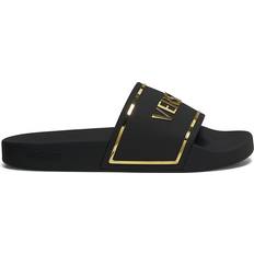【送関込】VERSACE ブラック＆ゴールド ロゴ プールスライド Versace Black & Gold Slides | Luxury Review - YouTube