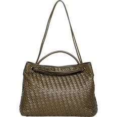 Green Totes & Shopping Bags Walter Baker Hazel Large Leather Tote
