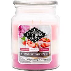Große Duftkerze im Glas Strawberry Cheesecake 510g Duftlys