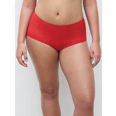 Röda - Tyg Underkläder Chantelle Norah High Waist Full Brief - Poppy Red
