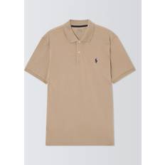 Ralph Lauren Polo Shirts Ralph Lauren Polo Golf Cotton Blend Regular Fit Polo Shirt - Tan