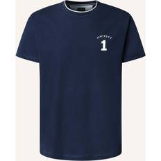 Hackett London Cotton Regular Fit Short Sleeve Print T-Shirt