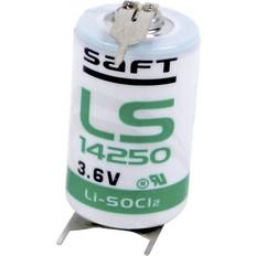 Saft LS 14250 3PFRP Specialbatteri 1/2 AA U-lödstift Litium 3.6 V 1200 mAh 1 st