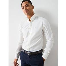 Hackett London Garment Dye Oxford Shirt - White