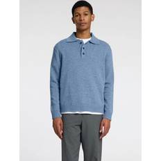 Uld Polotrøjer Selected Slhreuben LS Knit Relaxed Polo