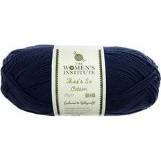 Yarn & Needlework Supplies Clearé Institute Women's Navy That’s So Cotton DK Yarn 100g