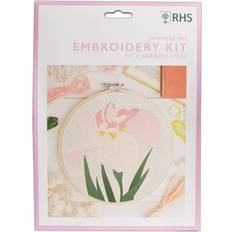 Yarn & Needlework Supplies RHS Japanese Iris Embroidery Kit 8 Inches