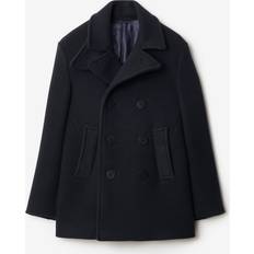 Burberry Wool Pea Coat - Navy