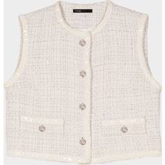 Maje Sequin Tweed Jacket