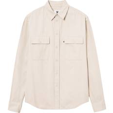 Wwaxl Herringbone Shirt - Sand Grey
