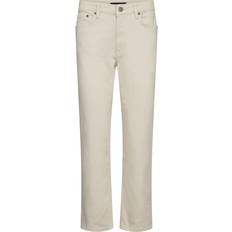 Lauren Ralph Lauren Bukser & Shorts Lauren Ralph Lauren Low Str Denimjean Kvinde Cream Wash Straight Jeans - 34