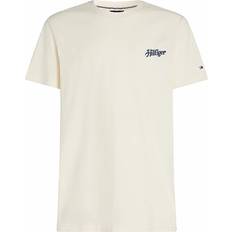 Brown T-shirts Tommy Hilfiger Logo Summer T Shirt - Ivory Petal