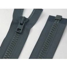 Gråa Blixtlås YKK Vislon Chunky Open End Zips Grey