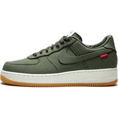 Grey - Nike Air Force 1 Shoes Nike x Supreme Air Force 1 Low Premium 08 NRG - Cargo Khaki