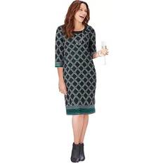 Catherines Plus Size Petite Embellished Shift Dress - Plus Size