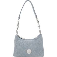 Jeans Grunge Shoulder Bag - Gray