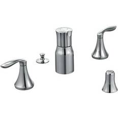 Bidet Faucets Moen Eva Double Handle Vertical Spray Bidet Faucet T5220