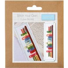 Cotton Needlework Kits Trimits I Love Books Counted Cross Stitch Bookmark Kit