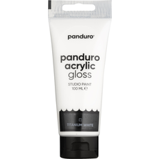 Panduro Acrylic akrylfarve, blank 100 ml – Titanium white
