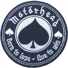 Motorhead Born To Love Live To Win Circular Iron On Patch