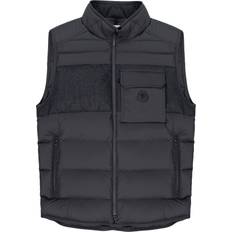 Moncler Estagnour Wool Flannel Trim Gilet - Grey