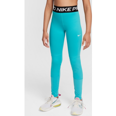 Nike Pro Dri-FIT Older Kids' Leggings - Green