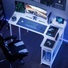 Inbox Zero L-shape Gaming Desk