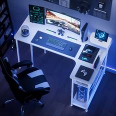 Inbox Zero L-shape Gaming Desk