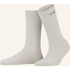 Silver Socks Maje Women's Lurex Socks - Argent
