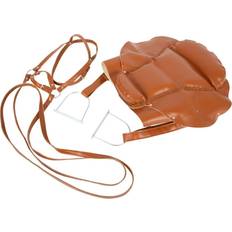 Accessori per Set di Gioco Small Foot Sella e briglia, Set cavalluccio di legno marrone