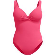 Dam - Rosa Baddräkter Speedo Womens Shaping Cross Knot 1 Piece - Rosa