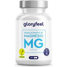 Gloryfeel Magnesio Bisglicinato Alto Dosaggio 120 Capsule 120 pcs