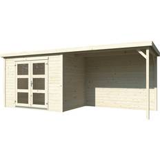 Palmako Uthus Palmako redskabsrum m/pergola Alma 560 x 184 cm (Areal )