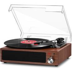 FYDEE Vinyl Record Player 3-Speed 33/45/78 RPM