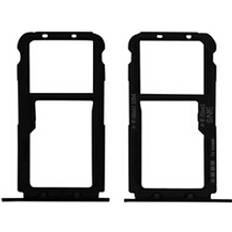 Bandejas SIM Clappio Bandeja Tarjeta Nano SIM Negra para Huawei Mate 20 Lite