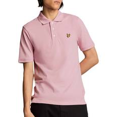 Pink Polo Shirts Lyle & Scott Plain Polo Shirt Pink Light